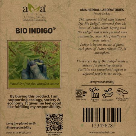 Bioindigo natural dye tag